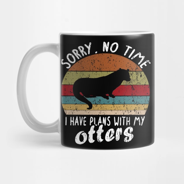 No time plans with otter animal giant otter motif by FindYourFavouriteDesign